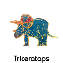 ピンバッジ/トリケラトプス