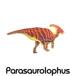 ピンバッジ/パラサウロロフス