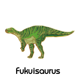 ピンバッジ/フクイサウルス