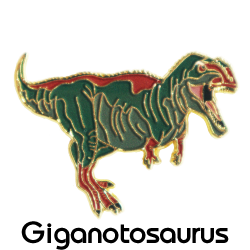 ピンバッジ/ギガノトサウルス