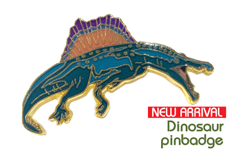 ダイナソーピンバッジ