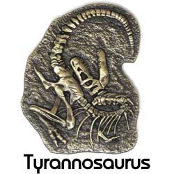 レリーフピンズ/ティラノサウルス