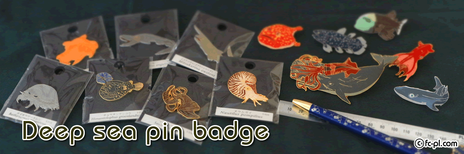 深海生物コレクションピンズ
