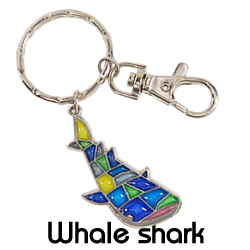 ステンドキーチェーン/ジンベイザメ