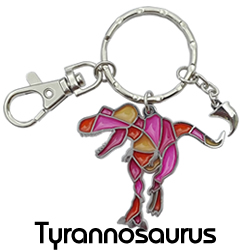 ステンドキーチェーン/ティラノサウルス